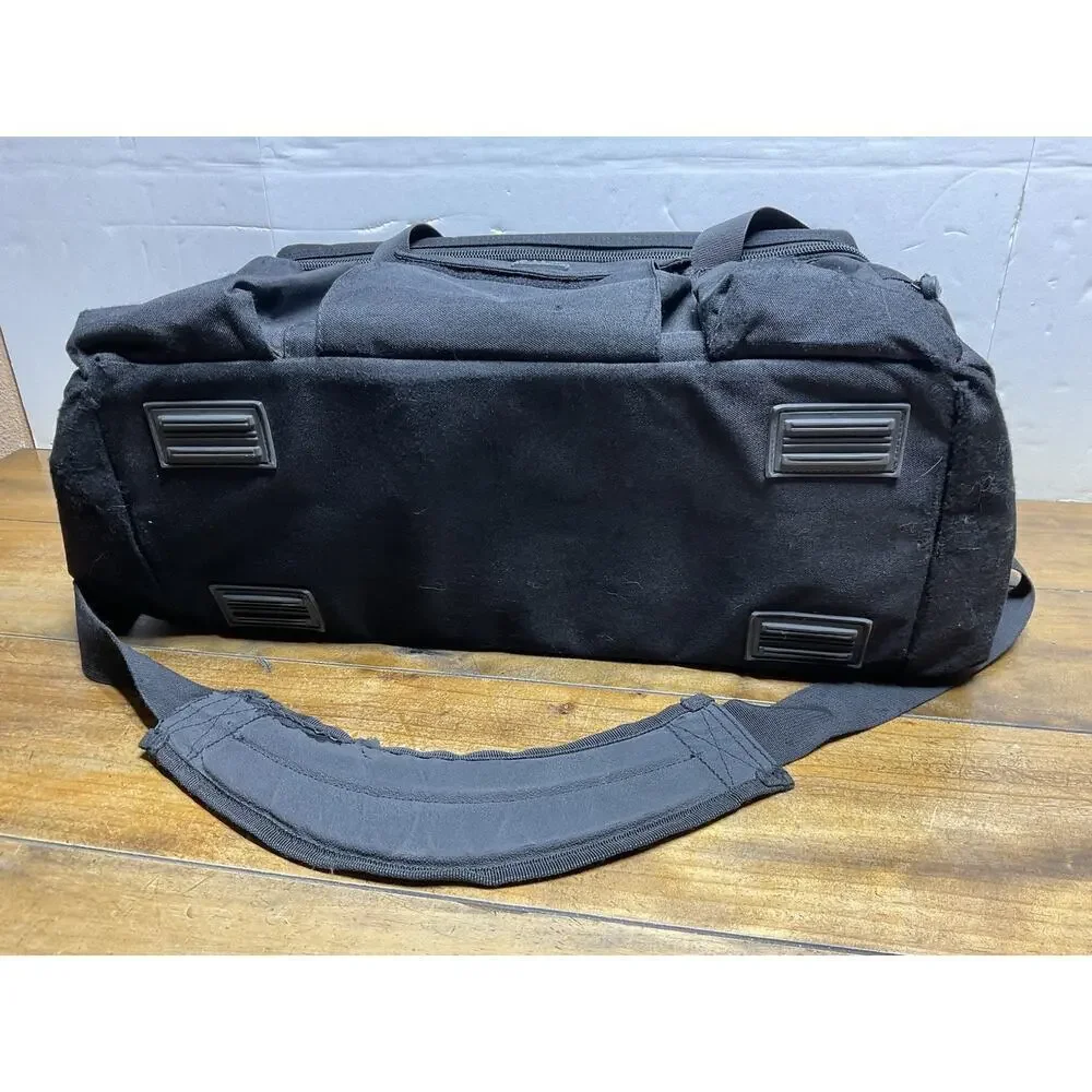 5.11 Patrol Ready Tactical Bag Large Travel Pockets Zippers Black Shoulder Strap
